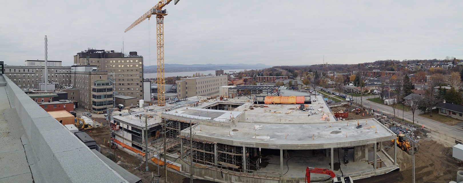 The construction of the Regional Integrated Cancer Center at the Hotel-Dieu de Lévis advanced to 50%
