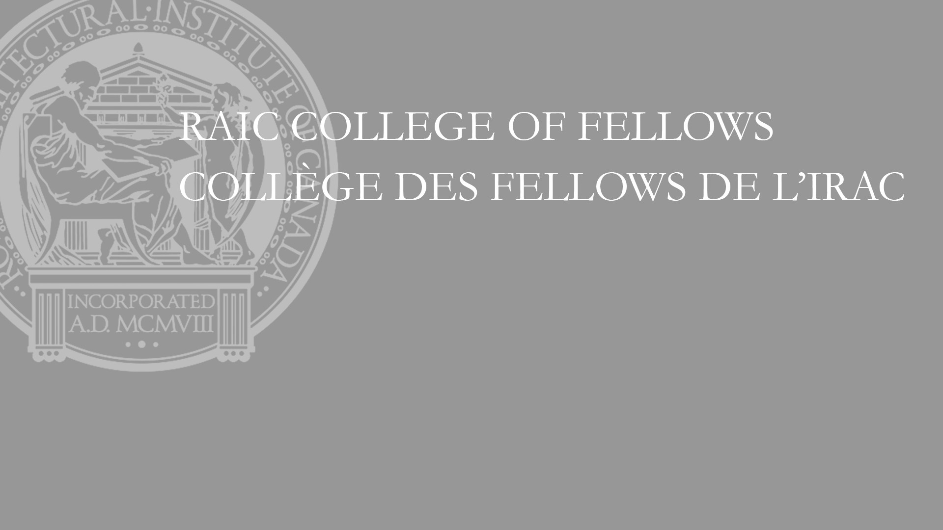 Michel Broz inducted into the College of Fellows