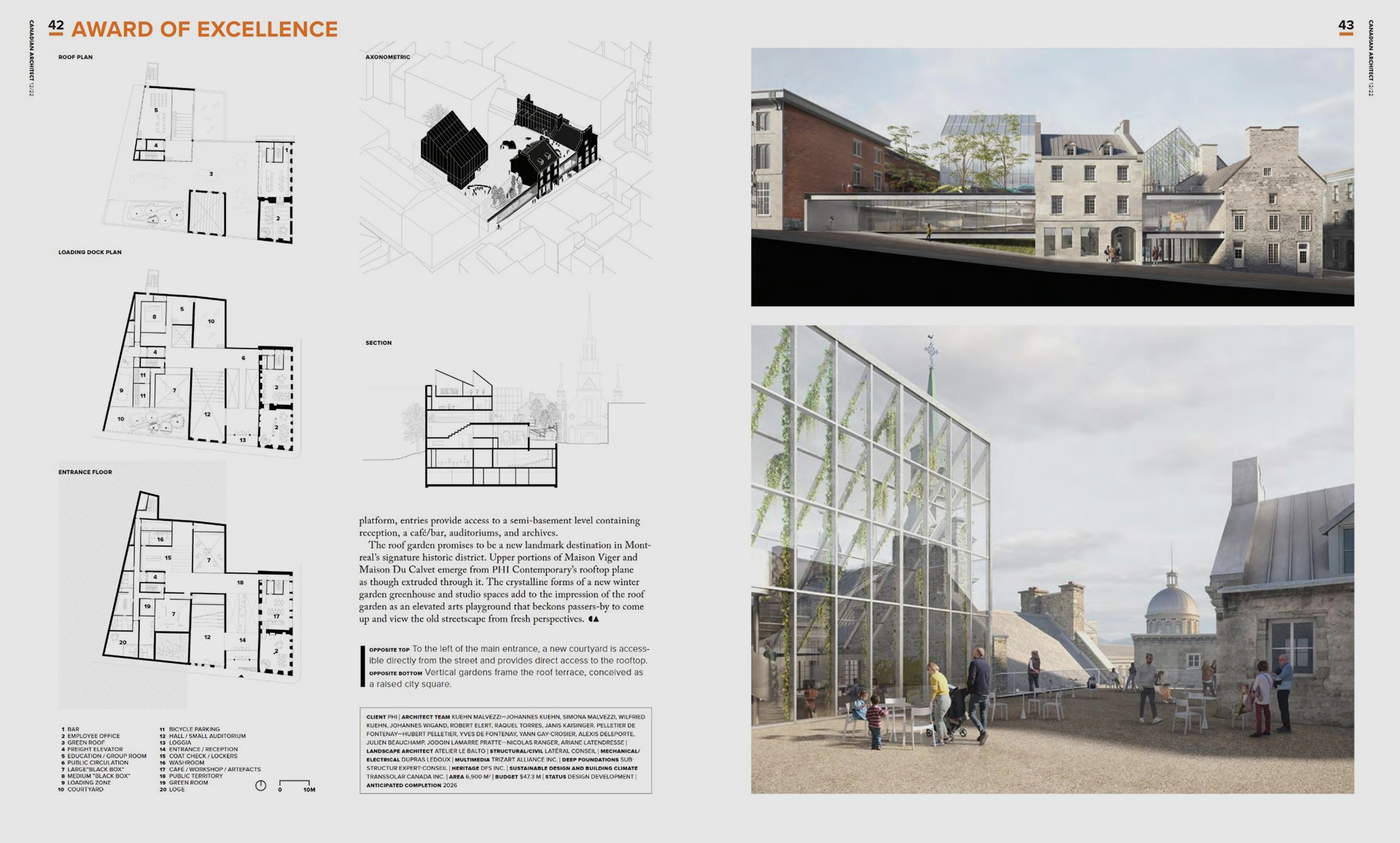 PHI Contemporary: Jodoin Lamarre Pratte architectes joins Pelletier de Fontenay and Kuehn Malvezzi